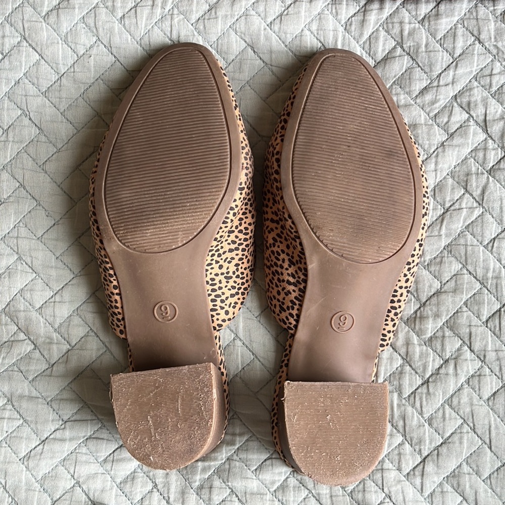 Heeled Mules - Cheetah Pattern - Picture 2 of 3